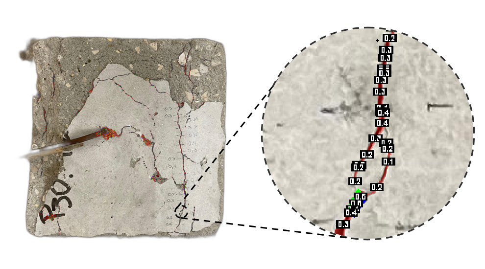Crack Representation - InfraScan Analysis